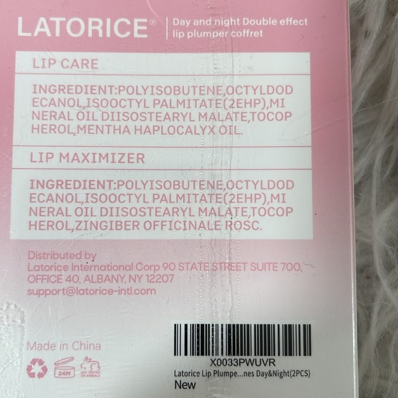 LATORICE DEROL Lip Plumper Set Day & Night Use NEW - Picture 4 of 6